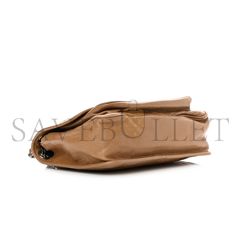 Y*L niki medium chain bag in crinkled vintage leather 6331581205076 (28*20*8.5cm)